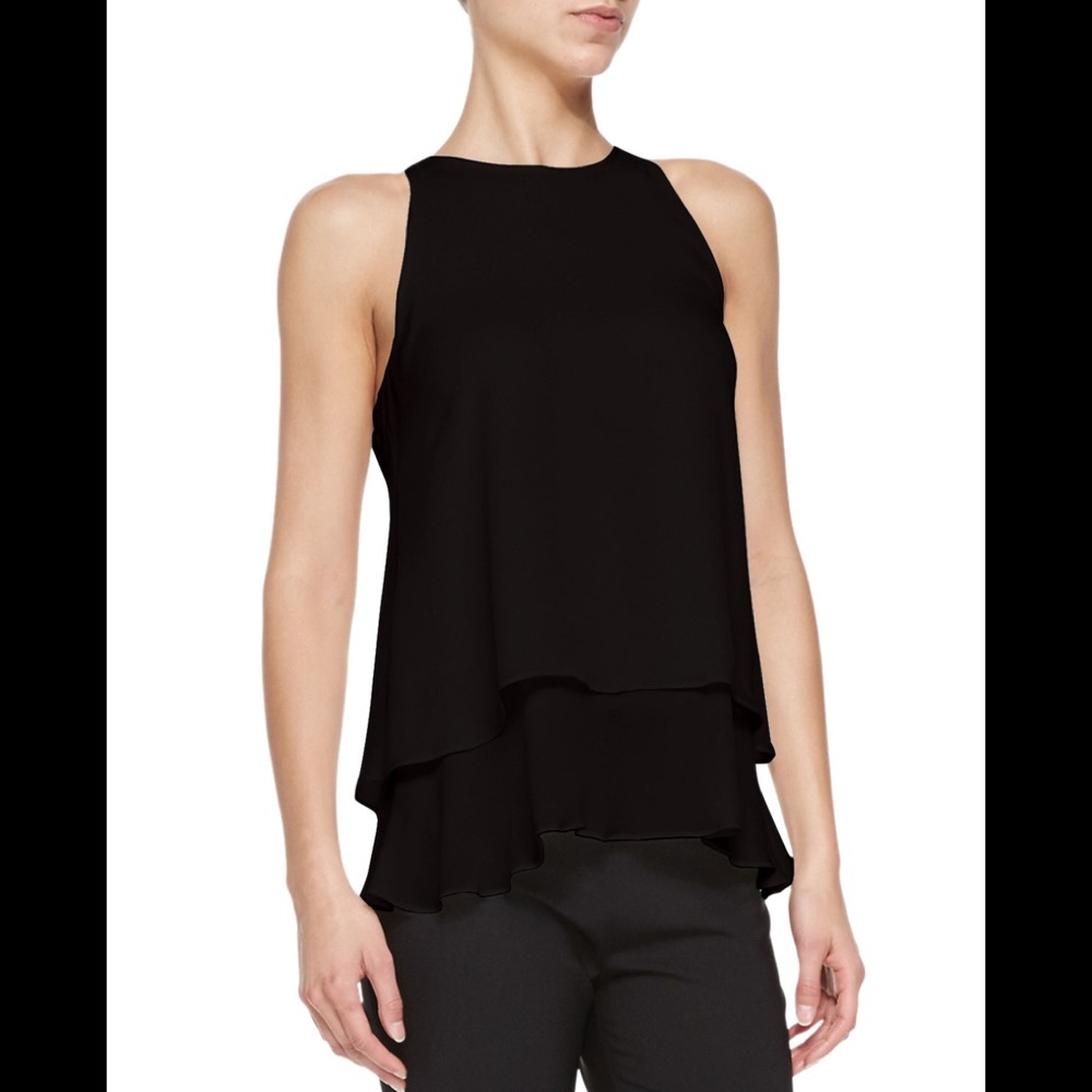 Theory Falice Layered Sleeveless Top